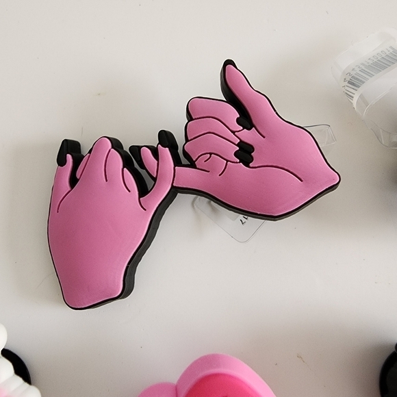 NEW Bundle 5 Pink Shoe Charms Jibbitz for Crocs - Picture 7 of 10